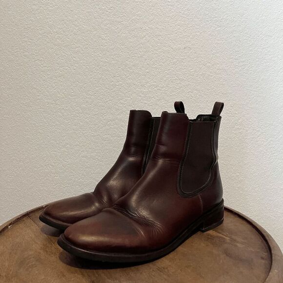 Thursday Duchess Leather Chelsea Ankle Boots Booties Women's Size 10 - Picture 1 of 11